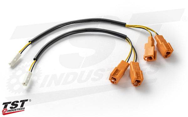 TST Y-Style Signal Harness Splitter for Kawasaki Type A Plugs