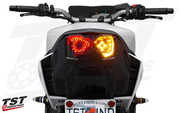 TST Programmable and Sequential LED Integrated Tail Light for Yamaha FZ-09 / MT-09 2017-2020