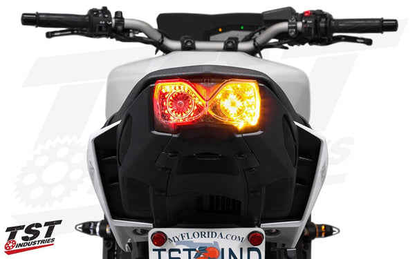 TST Programmable and Sequential LED Integrated Tail Light for Yamaha FZ-09 / MT-09 2017-2020