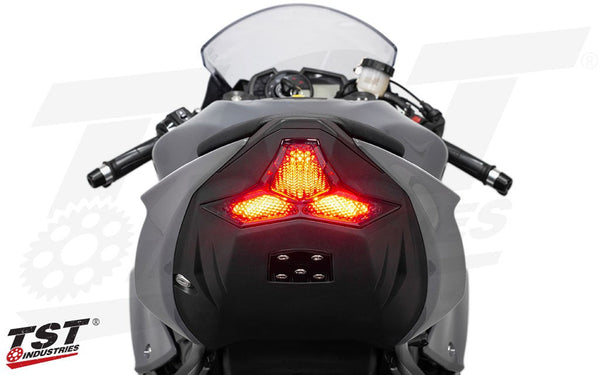 TST Programmable and Sequential LED Integrated Tail Light for Kawasaki ZX6R 2019+