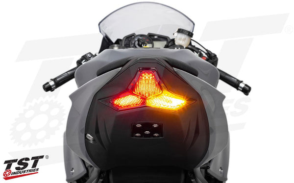 TST Programmable and Sequential LED Integrated Tail Light for Kawasaki ZX6R 2019+