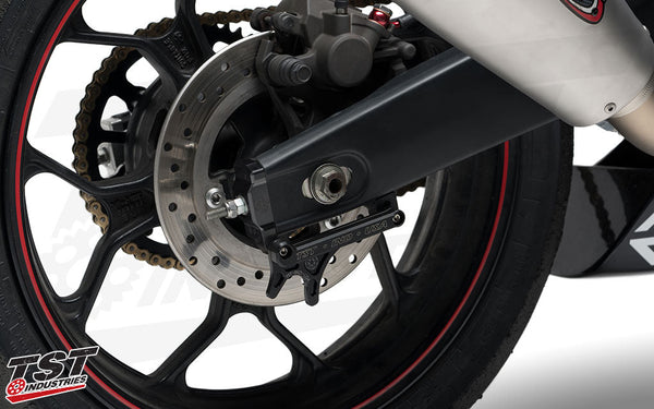 TST Captive Chain Adjuster & GP Lifter System for Yamaha YZF-R3 2015+ / MT-03 2020+