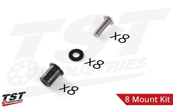 TST Windscreen Mounting Hardware Kit