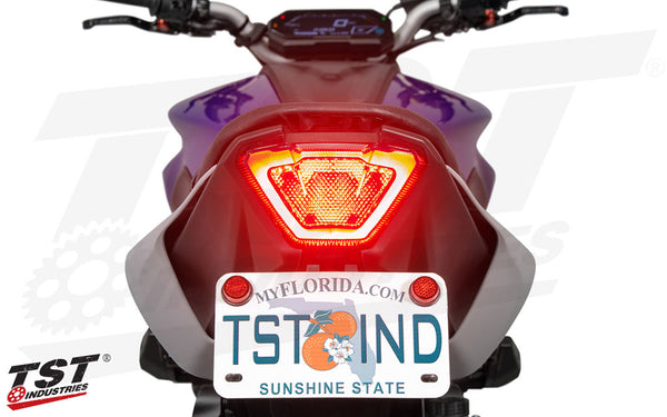 TST Programmable and Sequential LED Integrated Tail Light for Yamaha MT-07 2021-2024