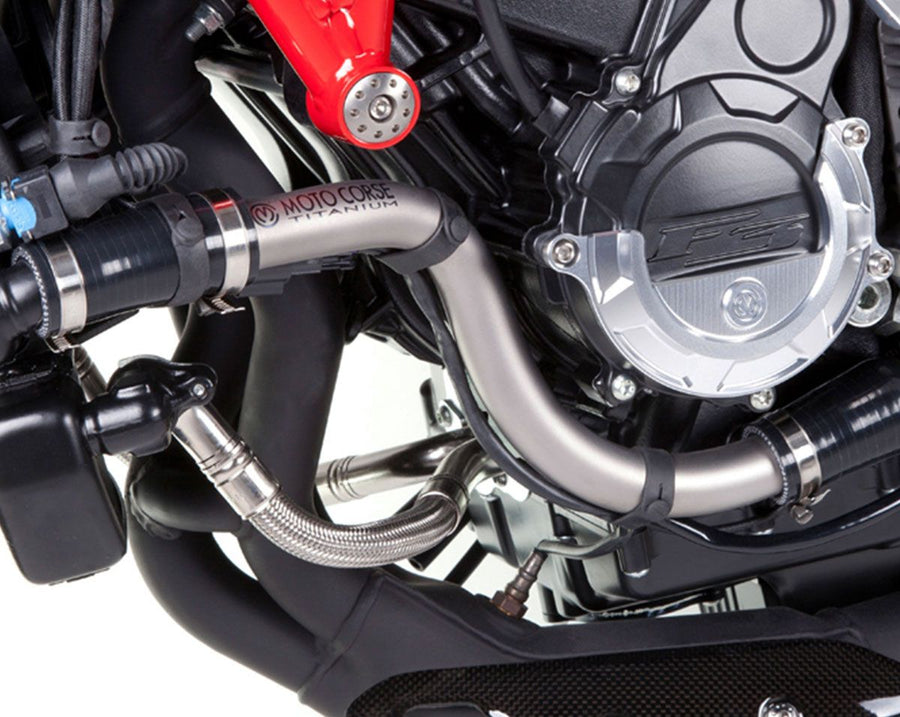 MOTOCORSE Water radiator/pump Titanium pipe kit Colore raccordi siliconici