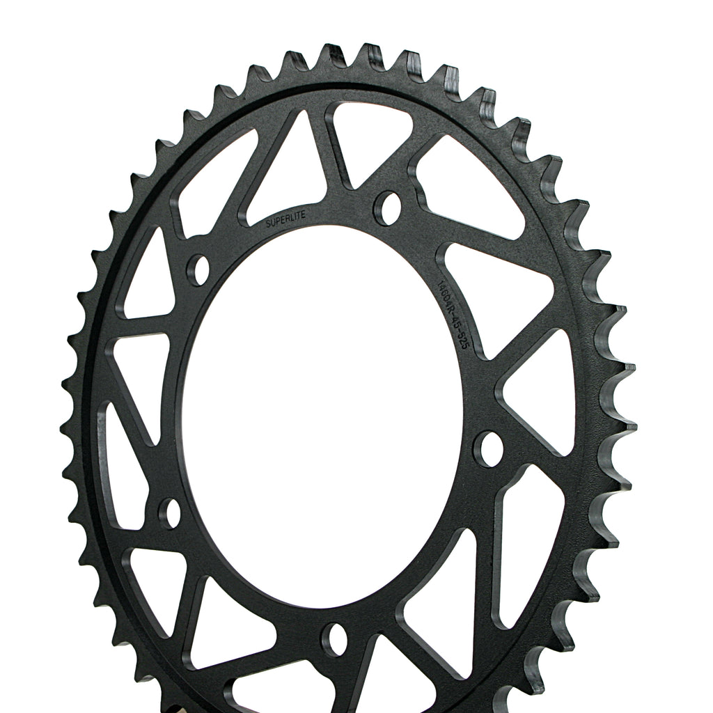Superlite 520 Conversion - RS7 Series Black Steel Rear Sprocket - SKU# 10411R