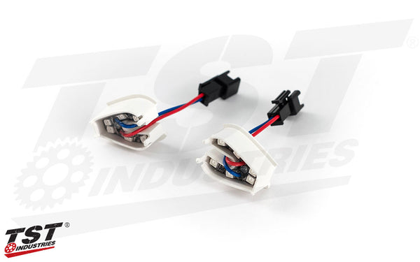 TST MECH-GTR Front LED Turn Signals for Yamaha FZ8
