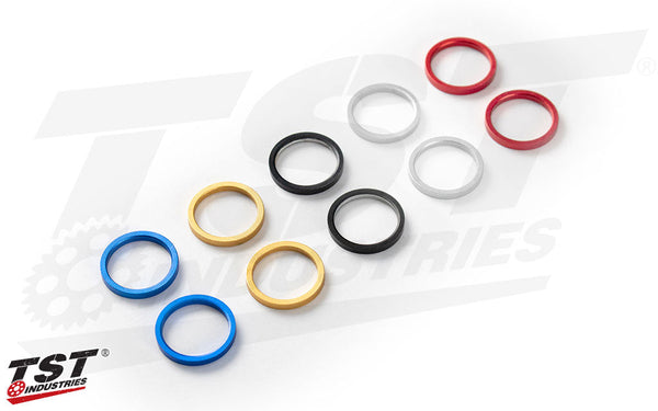 TST ECHO Anodized Color Ring Set