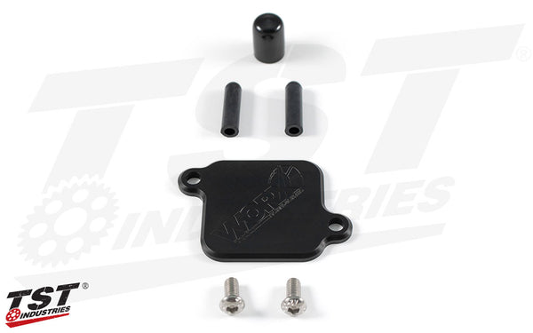 TST WORX Smog Block Off Plate for Yamaha YZF-R3 2015+ / MT-03 2020+