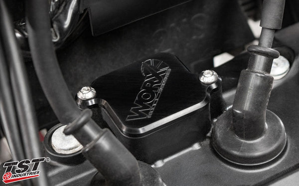TST WORX Smog Block Off Plate for Yamaha YZF-R3 2015+ / MT-03 2020+