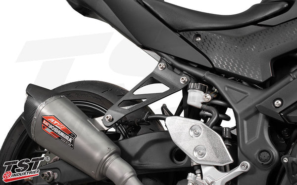 TST WORX Exhaust Hanger Bracket for Yamaha R3 / MT-03