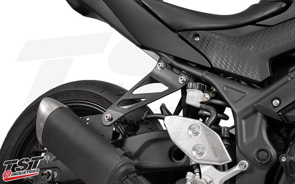 TST WORX Exhaust Hanger Bracket for Yamaha R3 / MT-03