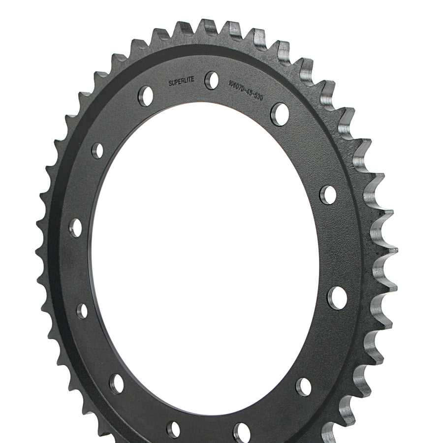 Superlite 520 Conversion - RS Series Black Steel Rear Honda Race Sprocket - SKU# 10607X