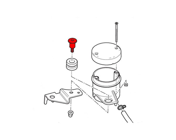 MOTOCORSE Brembo Titanium Brake/Clutch Fluid Reservoir Screw