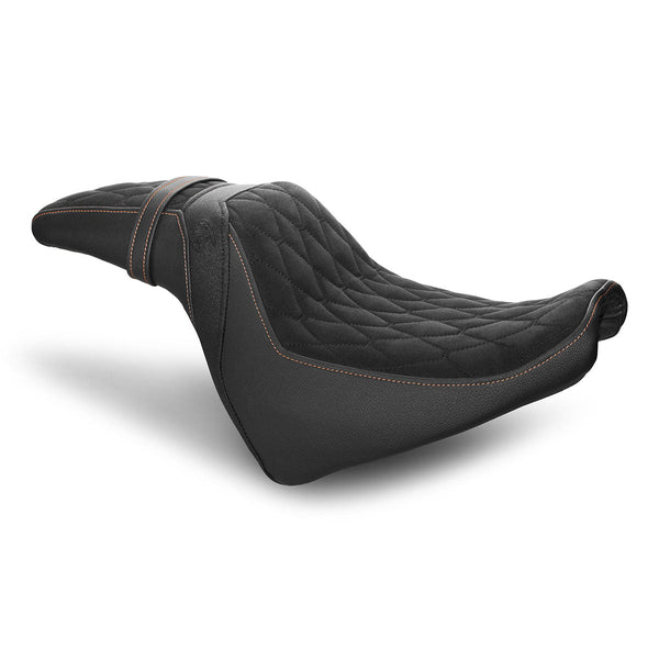 Harley Davidson | Fat Bob 18-23 | Hex-Diamond | Rider Seat Cover
