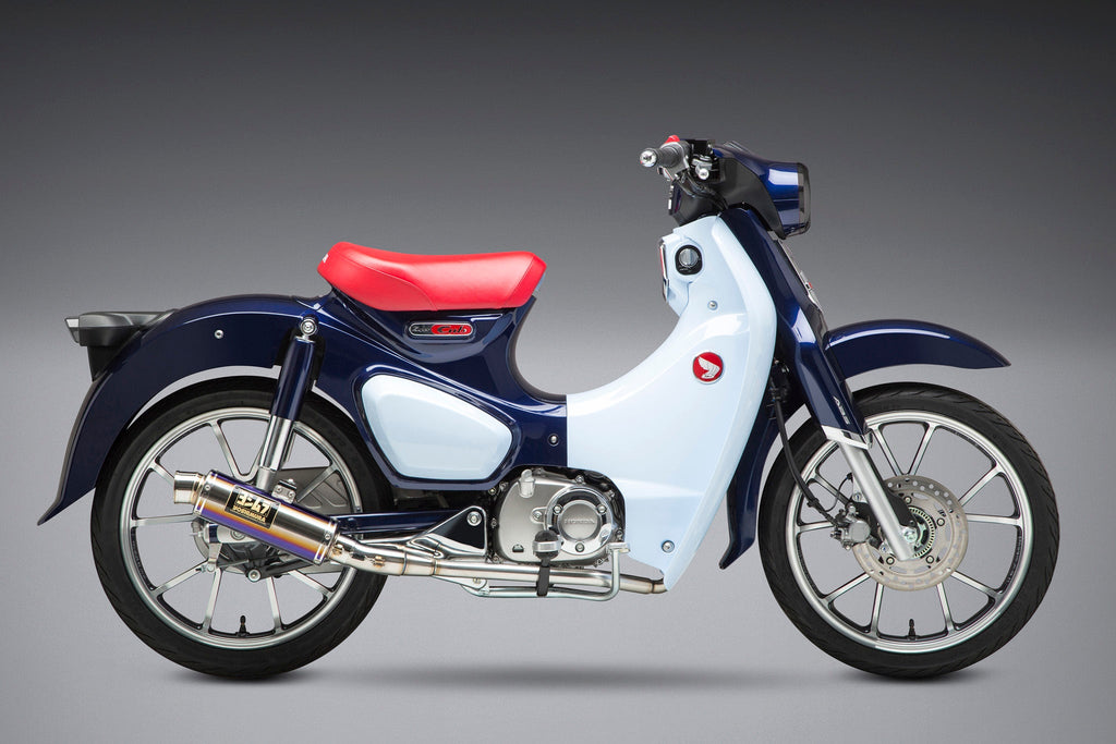 SUPER CUB '19 GP MAGNUM Full Exhaust / Titanium Blue Muffler
