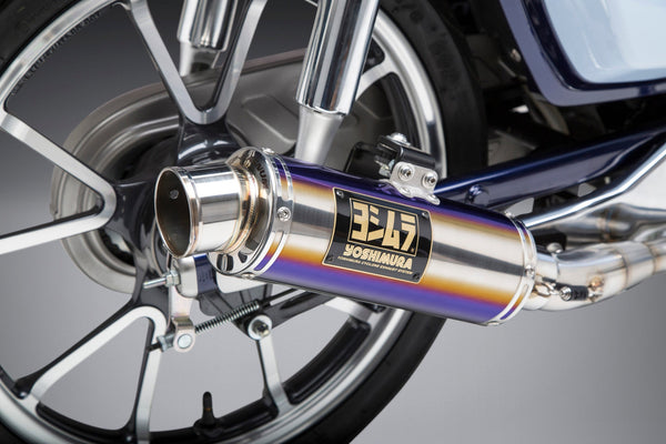 SUPER CUB '19 GP MAGNUM Full Exhaust / Titanium Blue Muffler