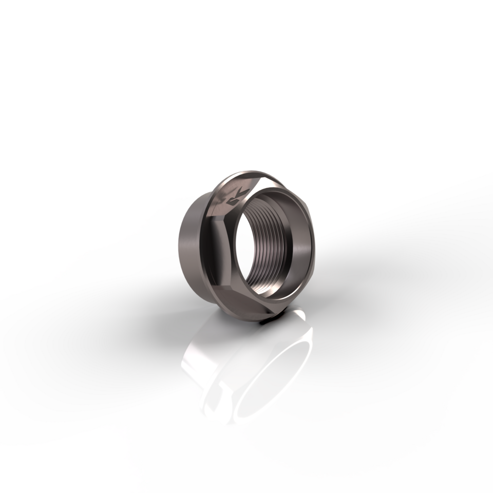 KBIKE Front wheel nut Titanium M25x1.25 DM25x1,25TIT