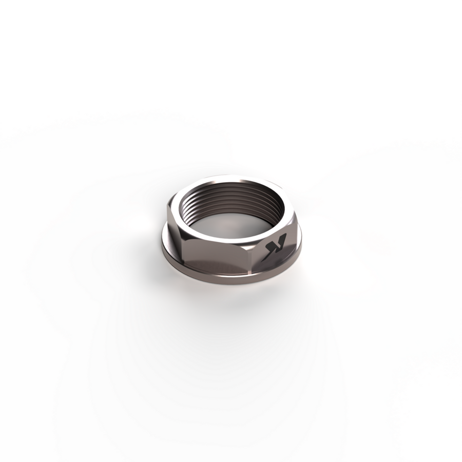 KBIKE Front wheel nut Titanium M25x1.25 VoStMuV1 0376