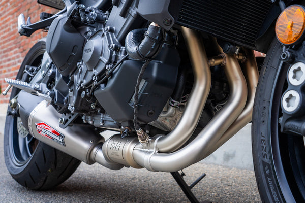 MT-09 21-26 / XSR 900 22-25 Speed AT2 Stainless Full Exhaust, w/ Stainless Muffler