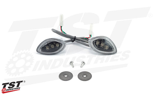 TST LED HALO-1 Flushmount Turn Signals for Honda CBR600RR 2013+