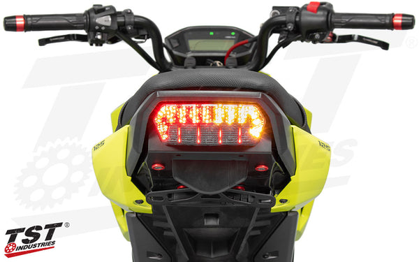 TST Programmable and Sequential LED Integrated Tail Light for Honda Grom 2013-2020