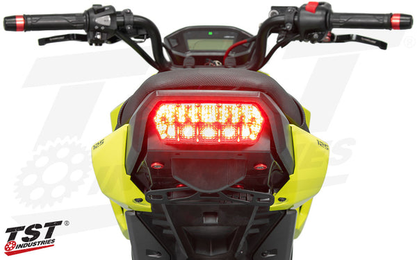 TST Programmable and Sequential LED Integrated Tail Light for Honda Grom 2013-2020