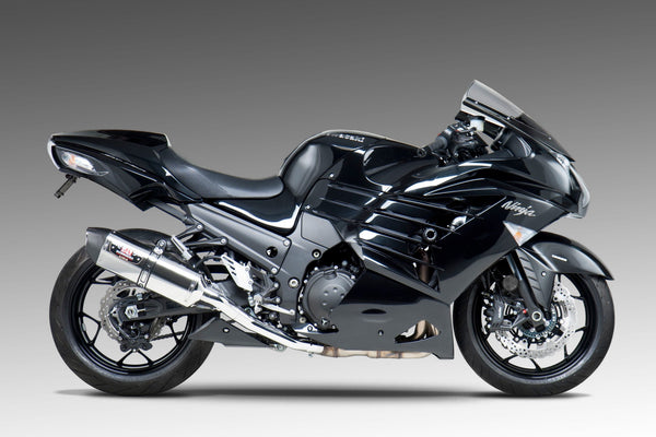 ZX-14R 12-25 R77 Dual Slip-on Exhaust / Stainless Mufflers