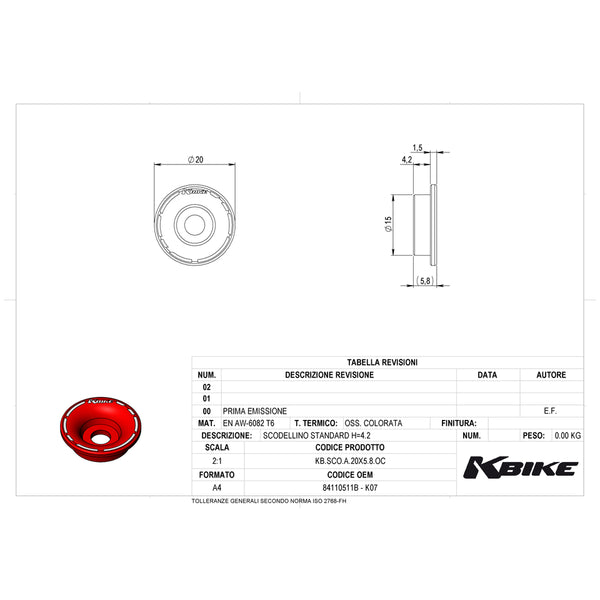 KBIKE Kit caps 1098 / 1198 K07