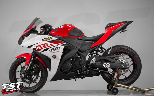 TST HALO-GTR Front LED Flushmount Turn Signals for Yamaha YZF-R3 2015-2024