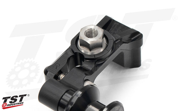 TST Spooled Captive Chain Adjusters for Yamaha YZF-R7 2022-2025