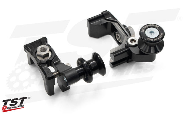 TST Spooled Captive Chain Adjusters for Yamaha YZF-R7 2022-2025