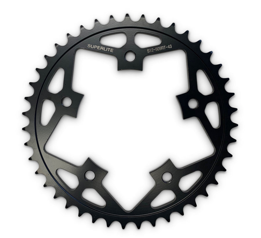 Superlite 520 Conversion - RST Series Black Steel Rear BMW Race Sprocket - SKU# 164601RST