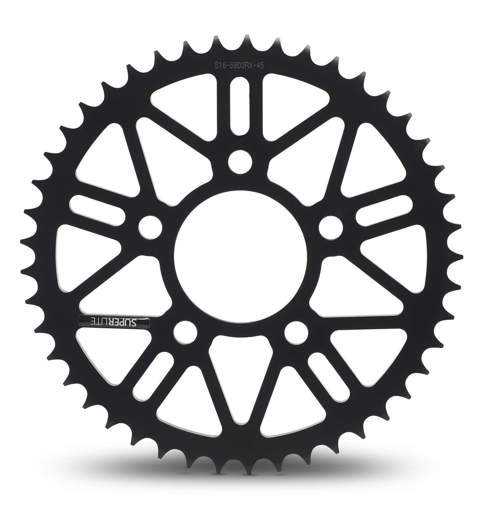 Superlite 525 Pitch - New RSX Series Black Steel Rear Race Sprocket - SKU# 164802RX