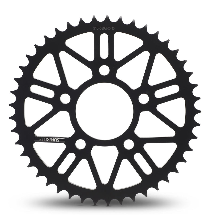 Superlite 520 Conversion - RSX Series Black Steel Rear BMW Race Sprocket - SKU# 164803RX