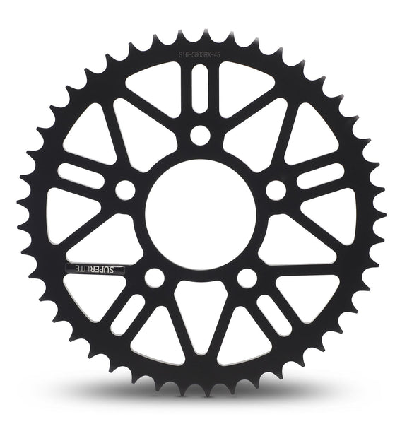 Superlite 520 Conversion - RSX Series Black Steel Rear BMW Race Sprocket - SKU# 164803RX