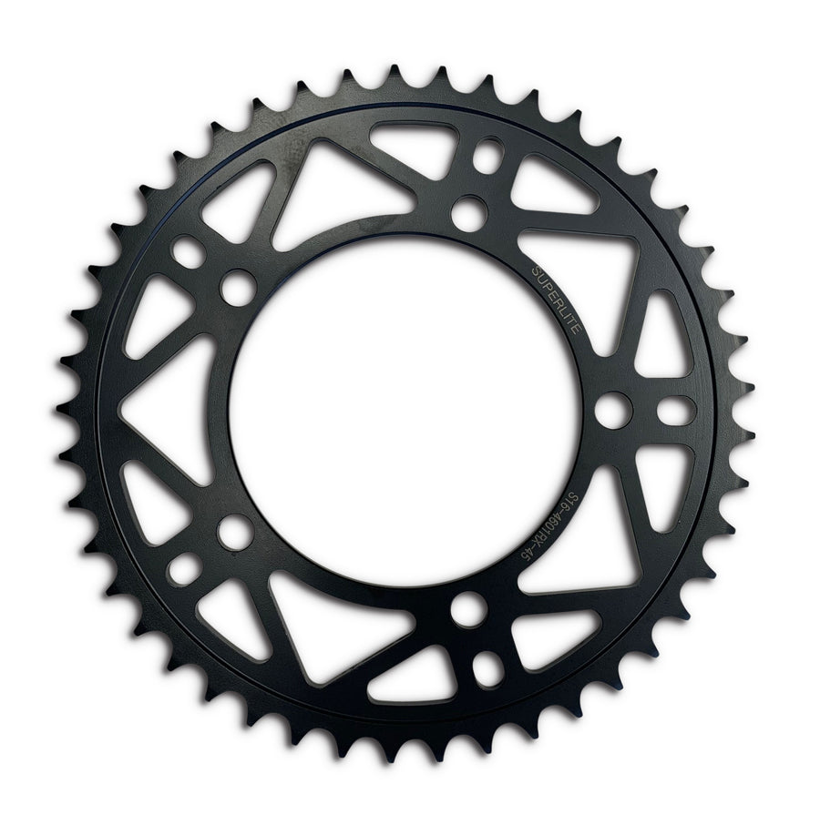 Superlite 520 Conversion - RSX-R Series Black Hard Anodized Alloy Rear BMW Race Sprocket - SKU# 165601RX