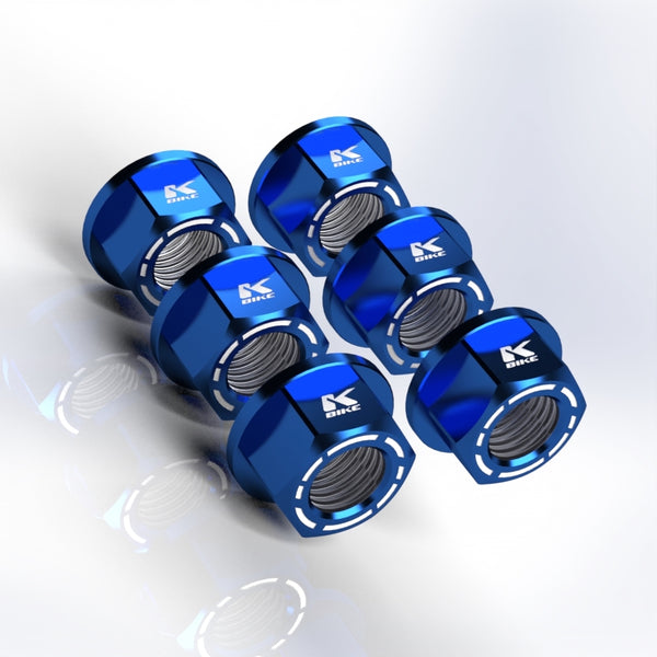 KBIKE Kit 6 nuts M10x1 KB12