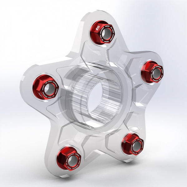 KBIKE Kit 5 nuts M10x1.25 KB13