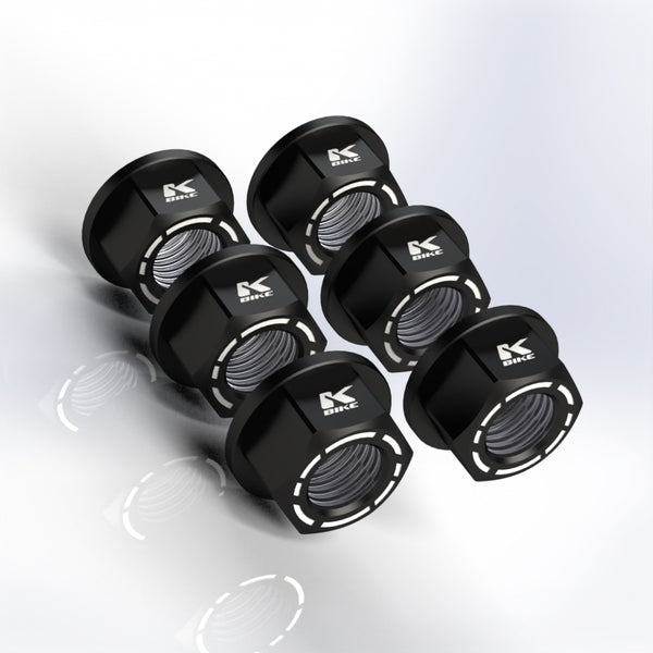 KBIKE Kit 6 nuts M10x1.25 KB14