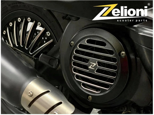 Cover flywheel cover ZELIONI Vintage for Vespa LX/S/Primavera/Sprint/946 3V i.e. 125/150ccm 4T AC ZELFANC1MB