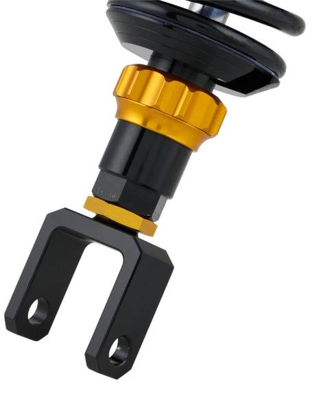 Shock Absorber ZELIONI "Black Edition" rear for Vespa Primavera/Sprint 50ccm 2T/4T ZELSPR06