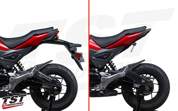 TST Undertail, Fender Eliminator, & Integrated LED Tail Light System for Honda Grom 2017-2020