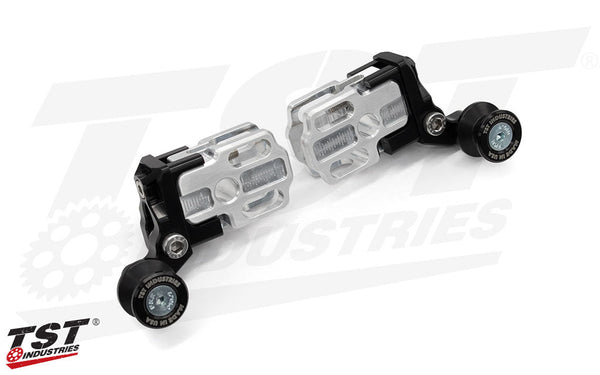 TST Spooled Captive Chain Adjusters for Kawasaki Z125 PRO 2017+