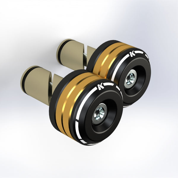 KBIKE Set handlebar ends bicolore CONT2CKIT