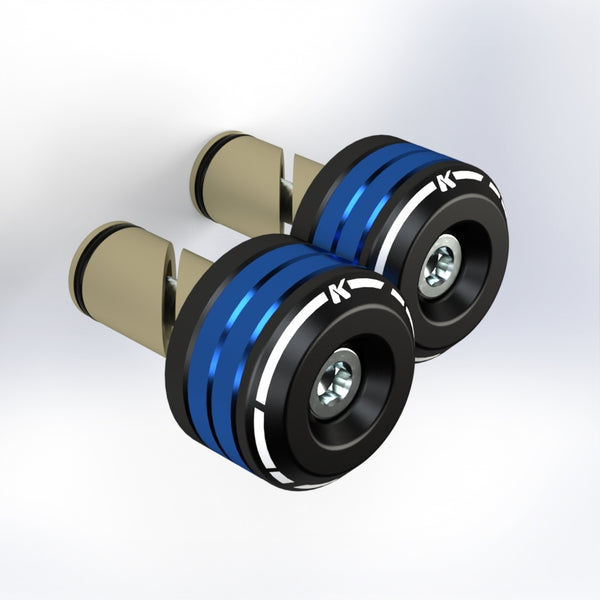KBIKE Set handlebar ends bicolore CONT2CKIT