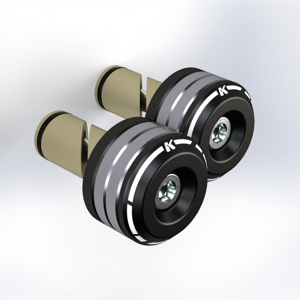 KBIKE Set handlebar ends bicolore CONT2CKIT