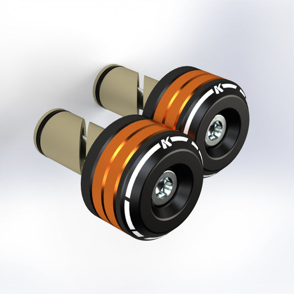 KBIKE Set handlebar ends bicolore CONT2CKIT