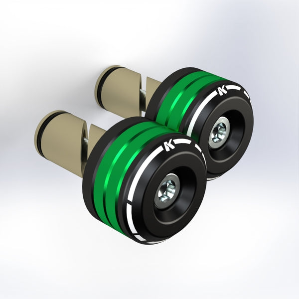 KBIKE Set handlebar ends bicolore CONT2CKIT