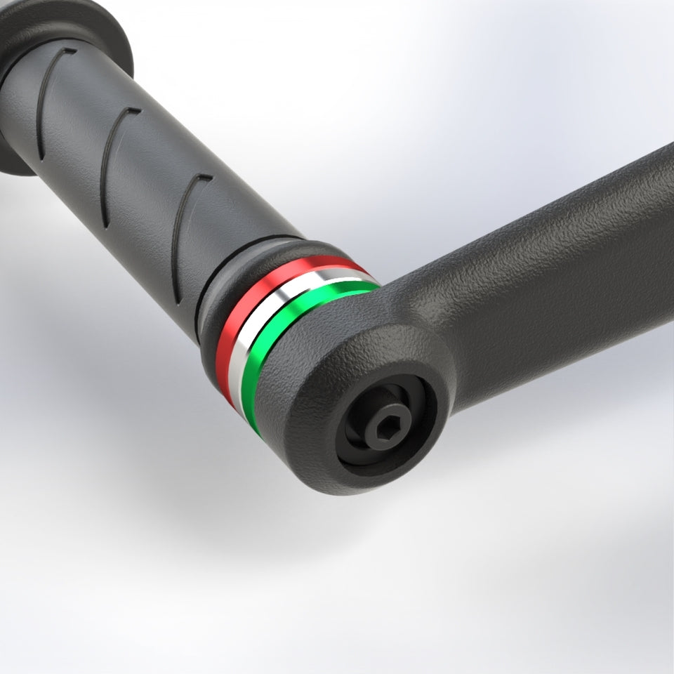 KBIKE Set handelbar end weights tricolore CONT5C